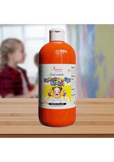 Turuncu Parmak Boyası 500 Gr