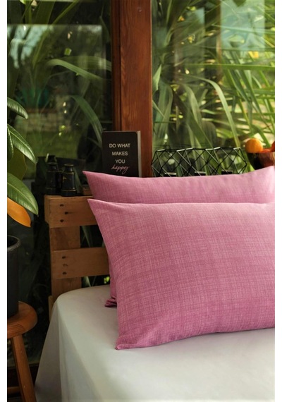 Ranforce 2'li Yastık Kılıfı 50x70 Cm Pembe At7525