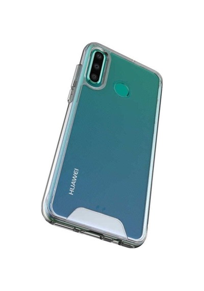 Huawei P30 Lite Kılıf Zore Gard Silikon Renksiz