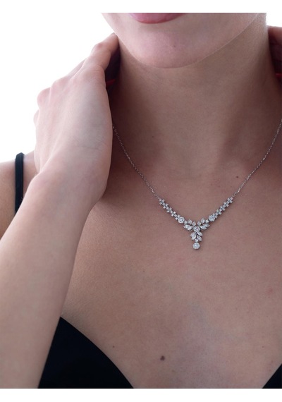 Nochediamond 1,41 Karat Fantezi Pırlanta Gerdanlık-596
