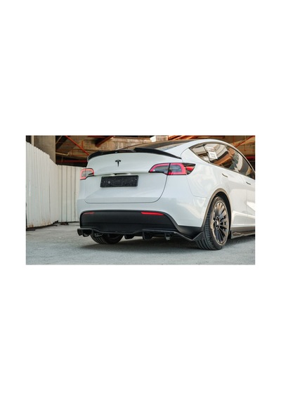 Tesla Model Y 2020-2025 Body Kit Seti Ön Lip Marşpiyel Difüzör Spoiler