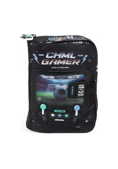 Chımola Chml Gamer Futbol Kalem Çantası Siyah E