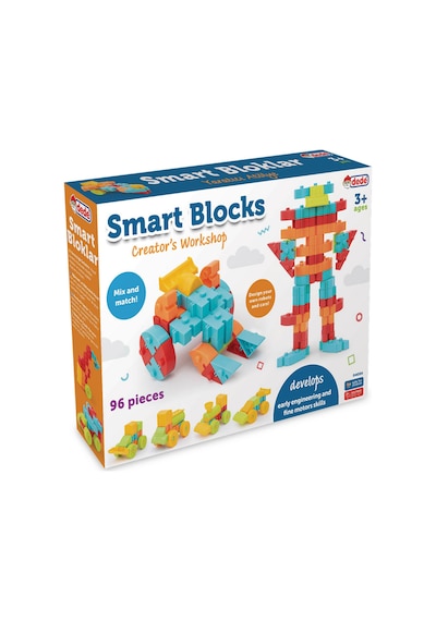 Akıllı Bloklar Yaratıcı Atölye 96 Parça Eğitici Yapı Seti 3+ Yaş