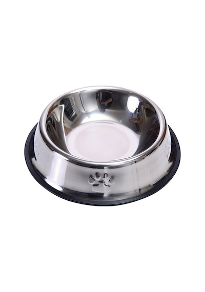 Markapet Pati Desenli Çelik Mama Ve Su Kabı 8 Oz 250 ML 15 CM