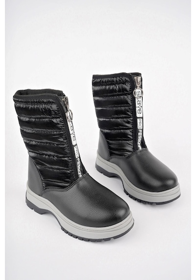 Muggo Sugar Garantili Çocuk Unisex Rahat Kalıp Önü Fermuarlı İçi Kürklü Yağmur Ve Kar Botu 001 Muggo Sugar Garantili Çocuk Unisex Rahat Kalıp Önü Fermuarlı İçi Kürklü Yağmur Ve Kar Botu 001