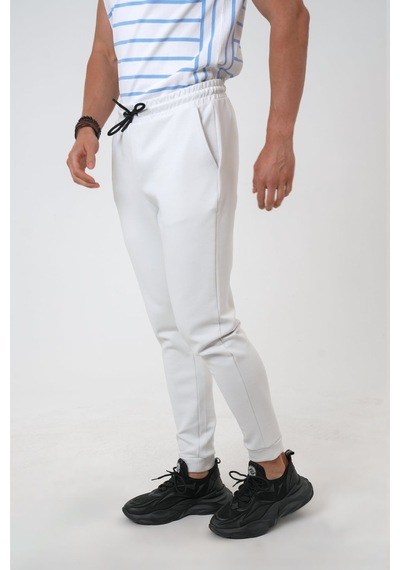 Back And Bond Açık Gri Regular Fit Pamuklu Beli Bağlamalı Jogger Pantolon Çok Renkli