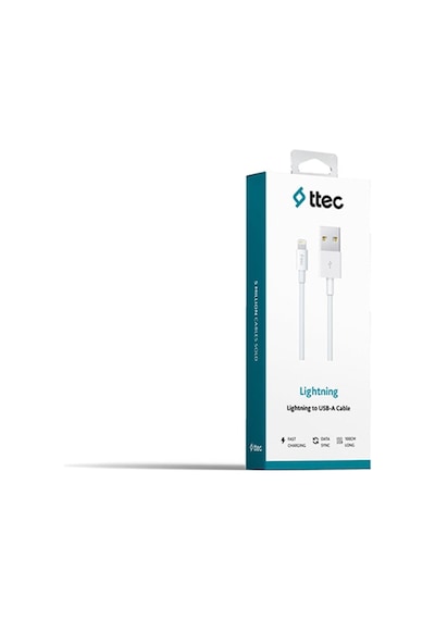 Ttec 2DK7508B USB-A - Lightning Şarj Kablosu Beyaz