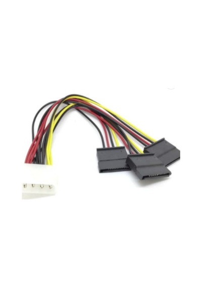 3 Lü Üçlü Sata Power Kablosu Hdd 4 Pin Güç Kasa Içi 4929P