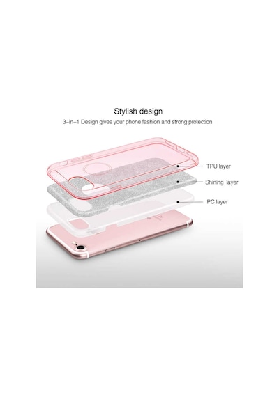 Huawei P10 Kilif Simli Parlak Shining Kapak 388566073