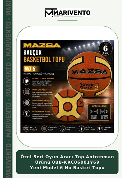 Özel Seri Oyun Aracı Top Antrenman Ürünü 0bb-krc06001y69 Yeni Model 6 No Basket Topu