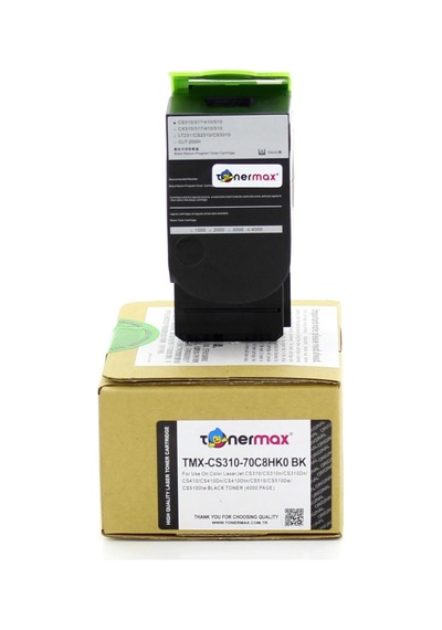 Tonerturk Lexmark 70C8Hk0 Siyah Uyumlu Toner / Cs310 / Cs410 / Cs510