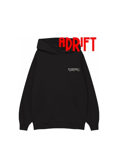 Tarzsokak Unisex Essentials Özel Tasarım Swearshirt Hoodie Siyah