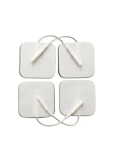 Kablolu / Soketli Elektrot 5 5 Cm Ems Tens Cihazı Pin Girişli Elektrod , 2 Paket 8 Adet