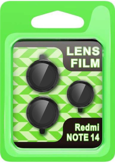 Newface Xiaomi Note 14 5g Raze Metal Kamera Lens - Siyah