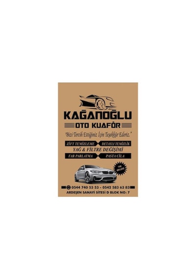 Baskılı Kraft Kağıt Paspas 100 Ad.
