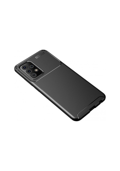 Samsung Galaxy Uyumlu - A72 Kılıf Auto Focus Karbon Kapak - Siyah