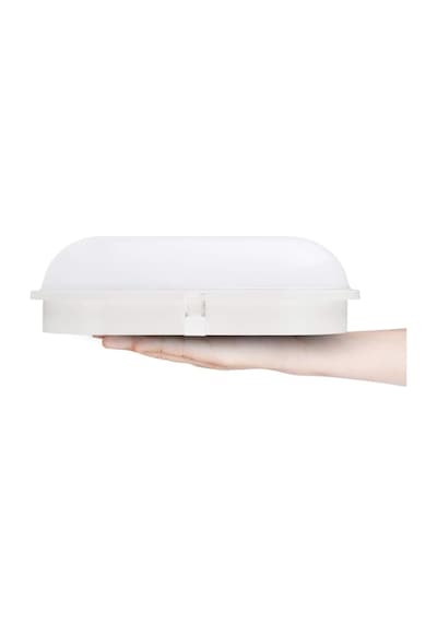 Ayrex Su Geçirmez 20w Beyaz Kasa Gün Işık 4200k Bahçe Teras Banyo İç Dış Mekan Led Işık 2000lm 2 Adet