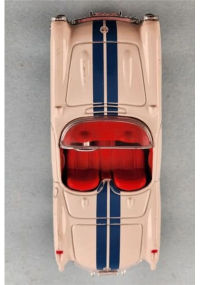 1:43 Ölçekli Lisanslı Metal Retro Amerikan Arabaları - 1957 Chevrolet Corvette - 10 Cm