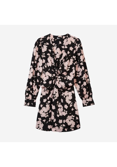 The Kooples Kadın Baskılı Siyah Elbise