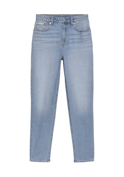 Calvin Klein New Mom Jean Panama Kadın Mavi Kot Pantolon-14793