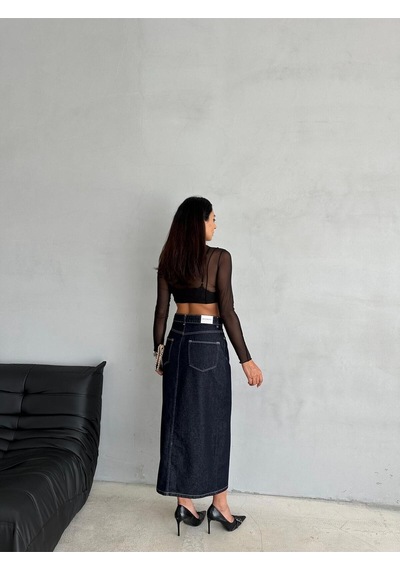 Zeo Basic Maxi Boy Rins Jean Etek Lacivert