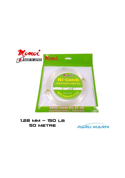 Momoi Hi-catch %100 Fc Big Game Leader 1.28mm-150lb - 50 Metre