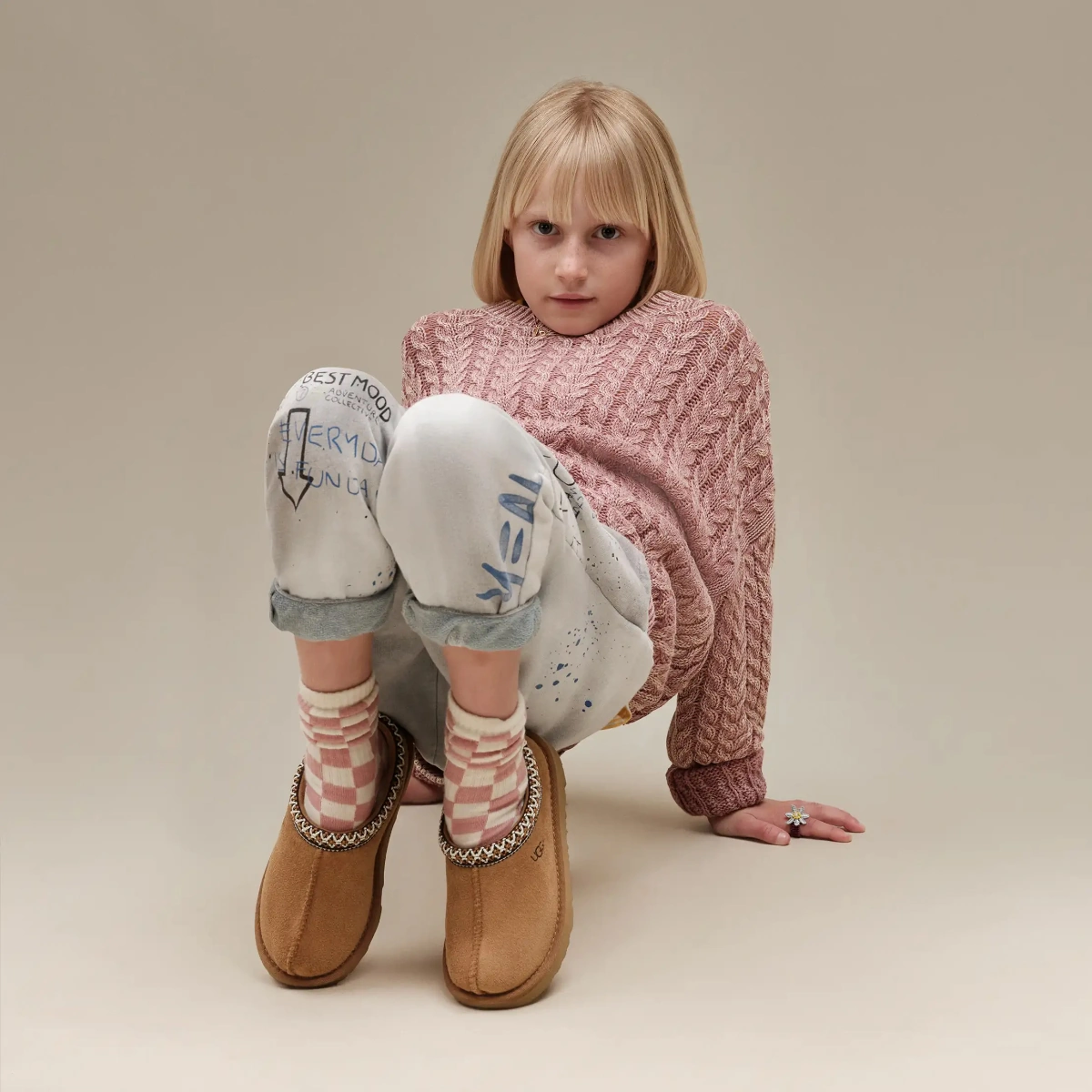 Chestnut Taba Terlik Kız Çocuk 1019066k Ugg K Tasman Iı Taba