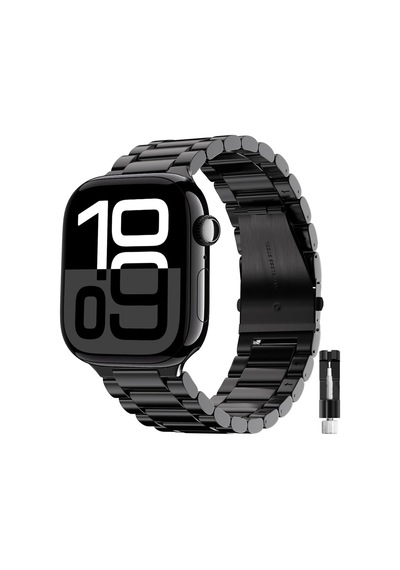 Apple Uyumlu Watch Seri 2 3 4 5 6 7 8 Se Ultra Uyumlu 38 40 41mm Paslanmaz Çelik Akıllı Saat Kordonu