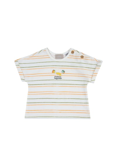 Chicco T-shirt K.kol 09007971000000 000063 Natural Strıped Çok Renkli