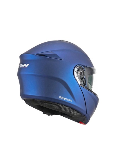 Cgm 568A Ber Mono Çene Açılır Motosiklet Kaskı Mavi