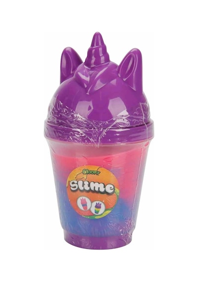 Unicorn Desenli Slime Pembe