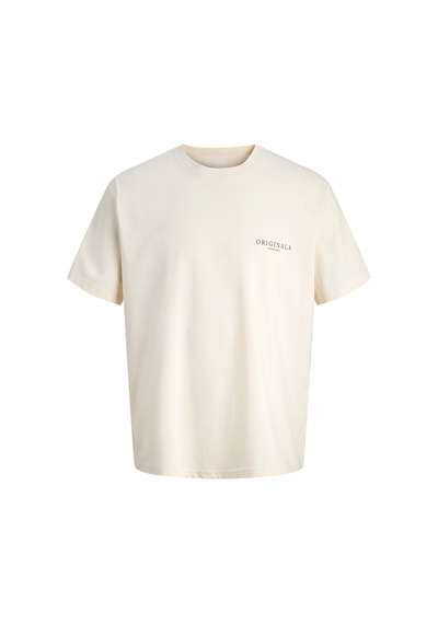Jack & Jones Montauk Allover Print Erkek Krem Tişört 12292148-anw