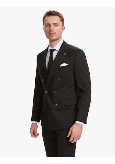 Pierre Cardin Erkek Siyah Takım Elbise 50325157-vr046