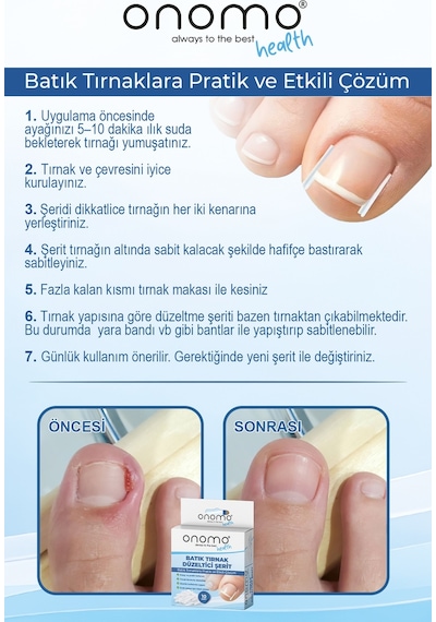Health Batık Tırnak Düzeltici Şerit 10 Adet