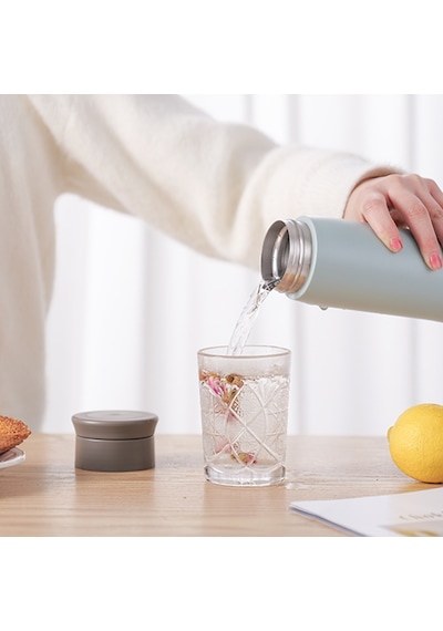 Tyeso Grace Sızdırmaz Çay Demleme Ve İçecek Termosu 500 ML - Gri