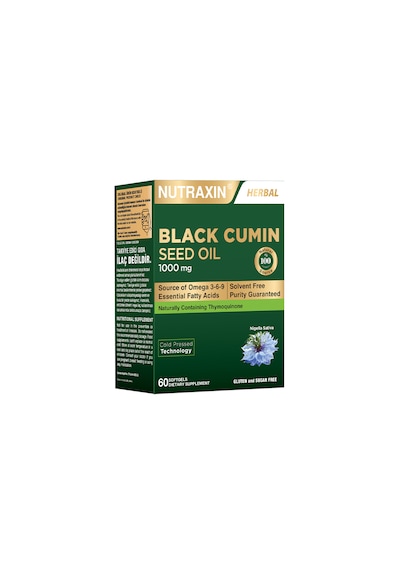 Nutraxin Black Cumin Seed Oil 1000 Mcg 60 Kapsül