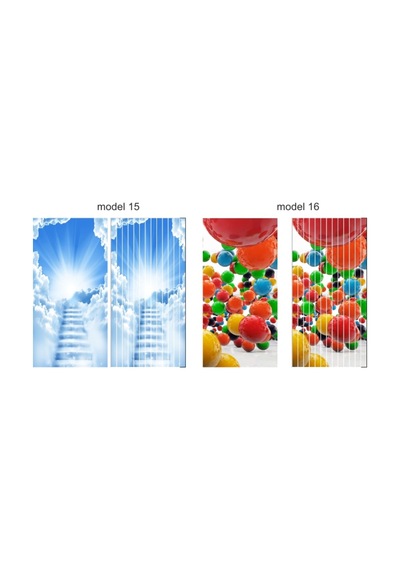 Resim Baskılı Branda Kapı Sinekliği 100X200 Cm