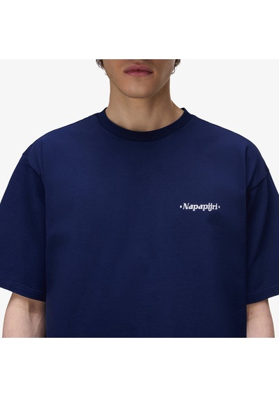 Napapijri S-fluorite Erkek Lacivert T-shirt Np0a4g2fb2q1