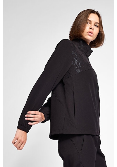 Lescon Kadın Antrenman Fermuarlı Sweatshirt 25b-2062 Siyah