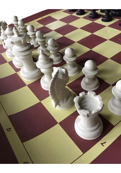 Profesyonel Bez Çantalı Satranç Takımı Profesyonel Bez Çantalı Satranç Takımı