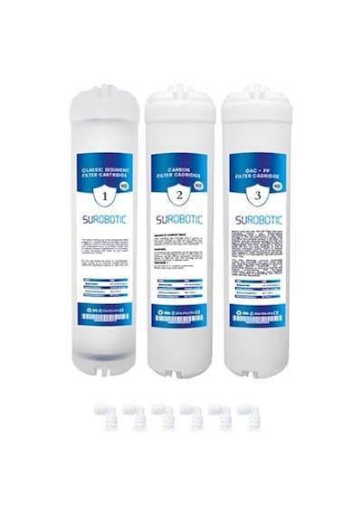 Inline Filtre Premium 5000 Serisi Yedek 3'lü Su Arıtma Cihazı Filtre Seti Diğer