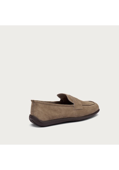 Sand Beige Oxford / Klasik Erkek 15b0 Frau Suede Bej