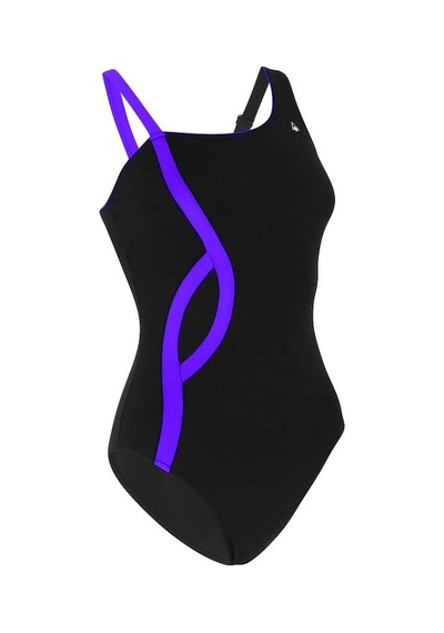 Aqua Sphere Arleen Black Purple Kadın Mayosu (490365278) Siyah - Mor