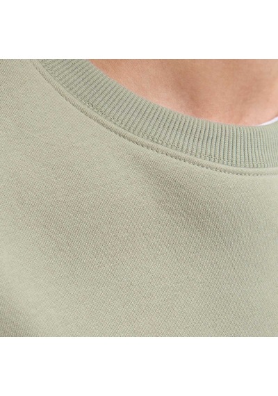 Jack & Jones Jack&jones Star Basic Erkek Bej Sweatshirt Bej-1