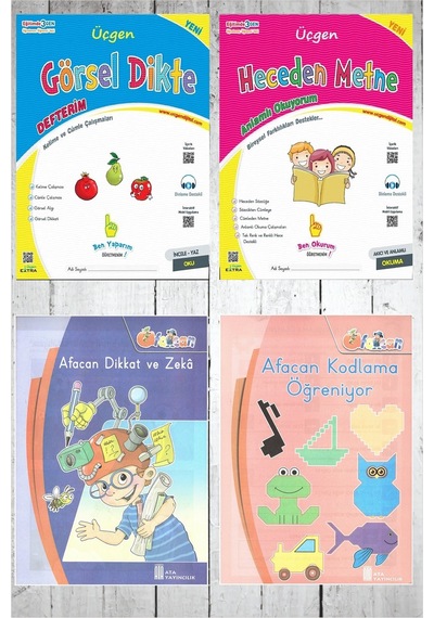 1.sınıf Görsel Dikte + Heceden Metne + Dikkat Ve Zeka + Kodlama
