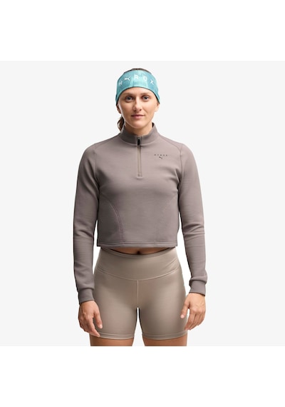 Puma X Hyrox Quarter-zip Top Kadın Bej Sweatshirt 527635 Çok Renkli