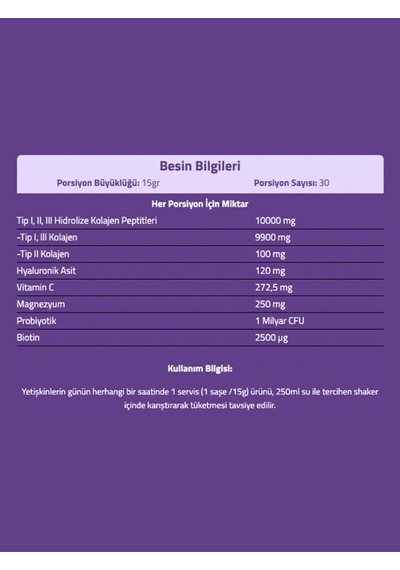 Suda Collagen Multiform Portakallı Magnesium 30 Saşe 15 Gr