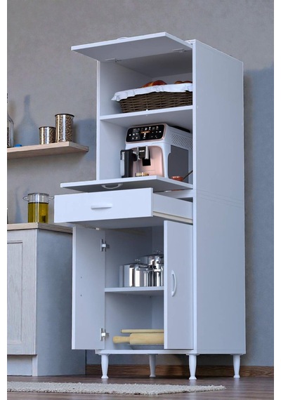 Eliusta Serale 56 Cm Derinlikte 4 Kapaklı Dolap Mutfak Fırın Dolabı 60x162,4x56 Cm Modüler Beyaz Dolap Beyaz Eliusta Serale 56 Cm Derinlikte 4 Kapaklı Dolap Mutfak Fırın Dolabı 60x162,4x56 Cm Modüler Beyaz Dolap Beyaz