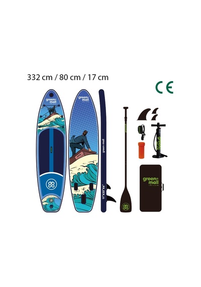 Wave Fighter Paddle Board / Sup Board 335 Cm