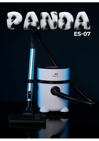 Pirantech Es-07 Panda Islak &amp Kuru Elektrikli Süpürge / 1000w Güçlü Motor / Hepa Filtreli / Toz Torbasız